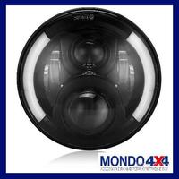 Coppia fanali led rotondi 7" 72W Angel Wings