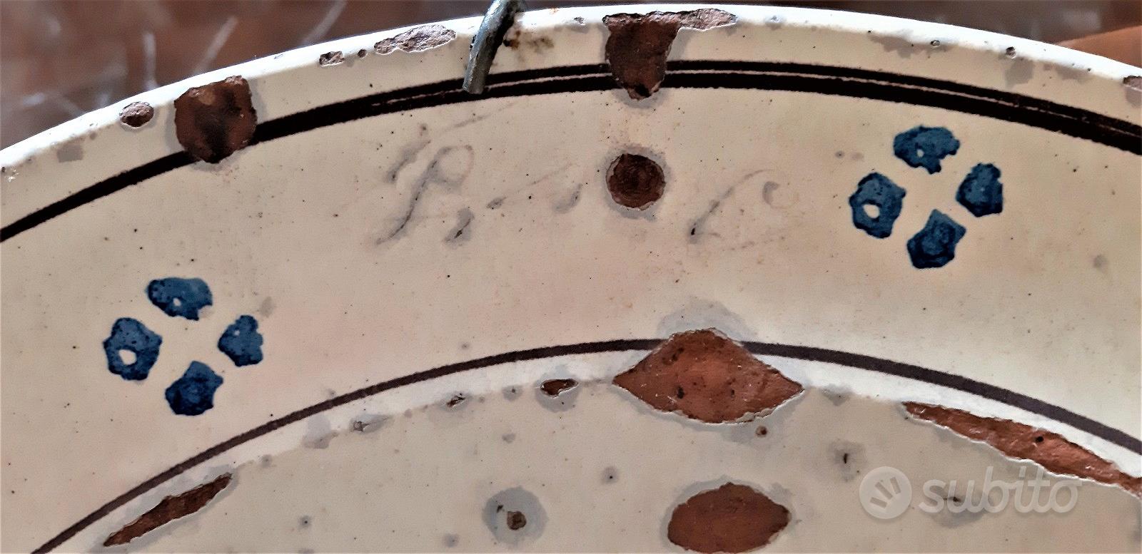 Piatti e Brocca antichi in terracotta Collezionismo In vendita a Firenze