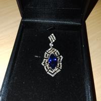 Ciondolo Juwelo Argento 925 Ametista Naturale