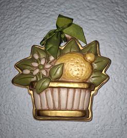 Formella Thun originale "cesto con limone"