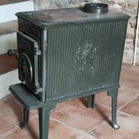 Stufa a legna Jøtul F602 maiolica verde, perfetta