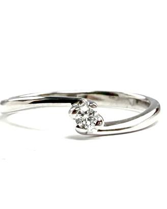 Anello solitario 5 punti