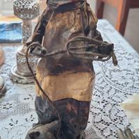 statuina in cartapesta vintage