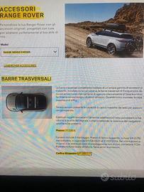 Range Rover Evoque Barre Trasversali