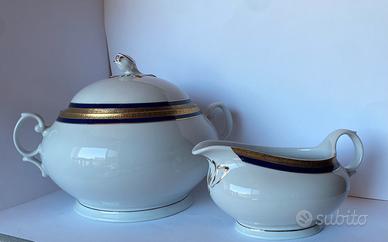 Zuppiera e salsiera in porcellana (Seltman Weiden)