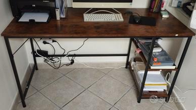 Scrivania JOISCOPE nuova 140x60 h75 due ripiani