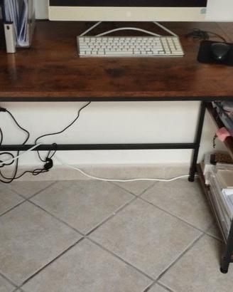 Scrivania JOISCOPE nuova 140x60 h75 due ripiani