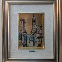 Serigrafia su foglia d'oro di A.Giordano