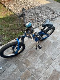 Bicicletta bambino blu 16 pollici 5/6anni