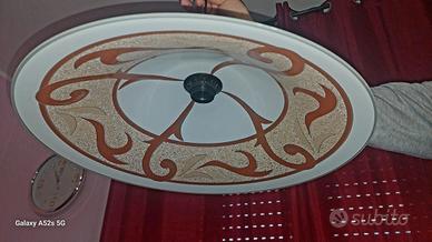 Lampadario Sospensione Vetro Artistico Effetto Sca