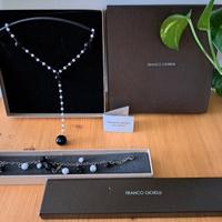 collana e braccialetto Franco gioielli in argento.