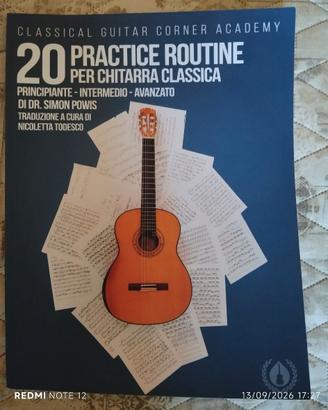 20 practice routine per chitarra classica
