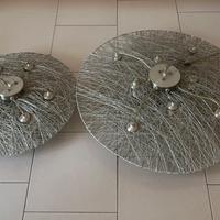 Coppia lampadari moderni a sospensioni