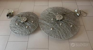 Coppia lampadari moderni a sospensioni