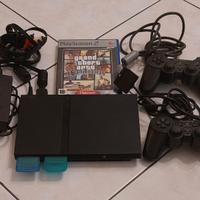 Ps2 Slim con 2 controller