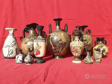 Lotto cocci riproduzioni museali ceramiche antiche