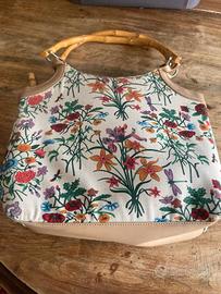 borsa vintage imitazione goccia bambole flora