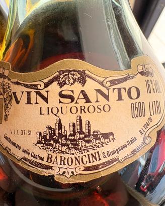vin santo baroncini v.l.i. 37/SI san gimign.