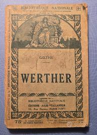 Libro Werther Goethe 1863 francese