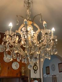 Lampadario in cristallo