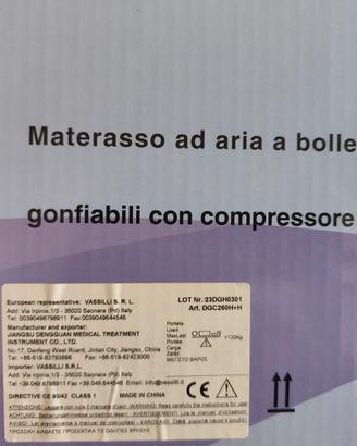 MATERASSO ANTIDECUBITO A BOLLE D’ARIA CON COMPRESS