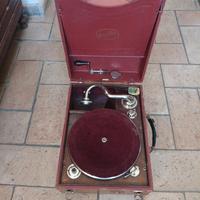 Grammofono portabile marca Edison prezzo euro 180
