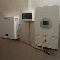 10kw fotovoltaico batteria 6kw Litio kit ad isola