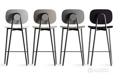 SET 4 SGABELLI POINTHOUSE TATA YOUNG TANTI COLORI!