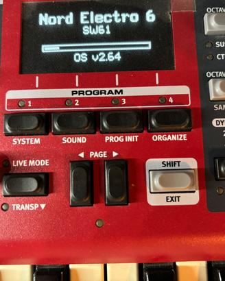 Synth nord electro 6D 61 tasti più borsa Nord