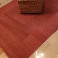 tappeto lana tipo gabbeh  rosso sfumato 