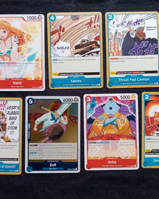 One Piece Lotto Carte Pre-Errate