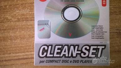 Cd per pulizia lente laser