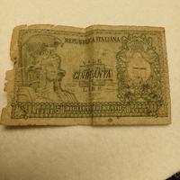 banconota 50 lire
