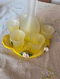 Set limoncello bicchieri e bottiglia