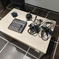 mixer am440 + 2 microfoni gelato