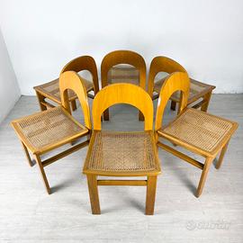 Sei sedie design anni ‘70