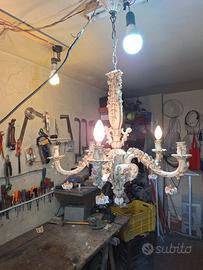 Lampadario in liberty veneziano