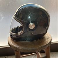 Casco integrale fibra carbonio nuovo