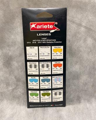 ARIETE MudmaxPuravida lenti Lexan anti fog/graffio