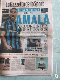 GAZZETTA 17 APRILE 2025 INTER BAYERN MONACO 2A2