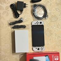 Nintendo Switch Oled+garanzia,giochi e accessori