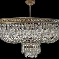 ANTICA PLAFONIERA IMPERO RESTAURATA