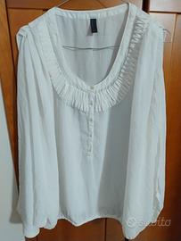 Blusa bianca Vero Moda – modello HAVANA 3/4 – tagl