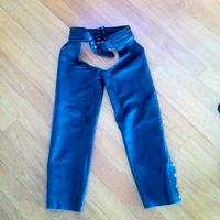pantaloni in pelle per moto (Chaps)
