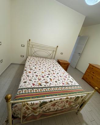 Letto alla francese in ferro battuto