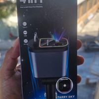 Caricabatterie Auto 4 in 1 USB - Ricarica Rapida p