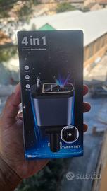 Caricabatterie Auto 4 in 1 USB - Ricarica Rapida p