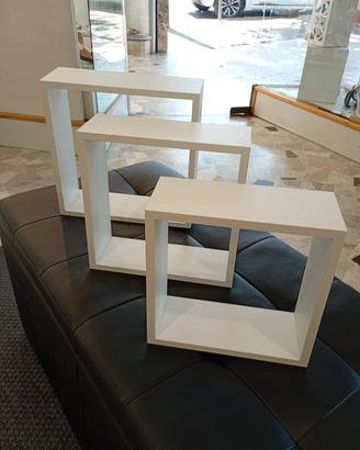 Mensole legno bianche