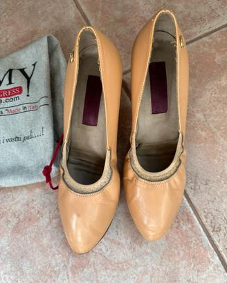 Scarpe da ballo donna Romy taglia 39 rosa antico
