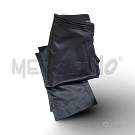 PANTALONE DONNA VERSACE NERO RASO